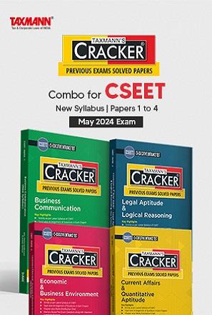 Combo Paper 1 to 4 | Crackers Series Combo (CSEET) (Set of 4 Books) - June 2024