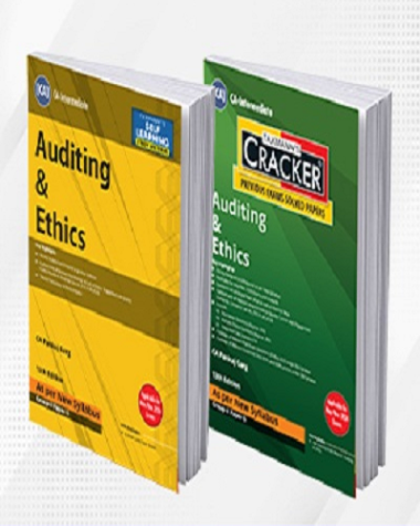 Combo Auditing and Ethics (Study Material and Cracker) Set of 2 Books - May & Nov 24
