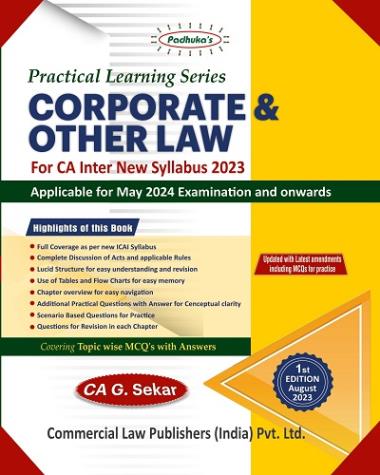 Practical Learning Series on Corporate and Other Law - May 24