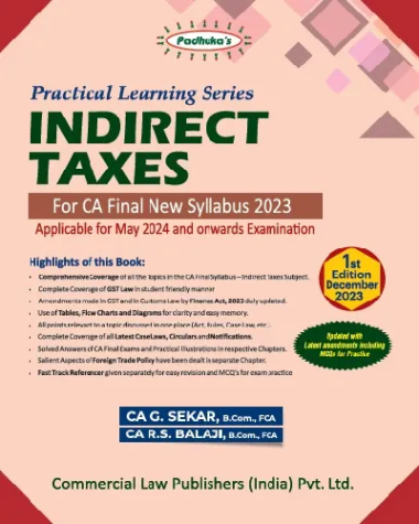 Practical Learning Series Indirect Taxes- May 24
