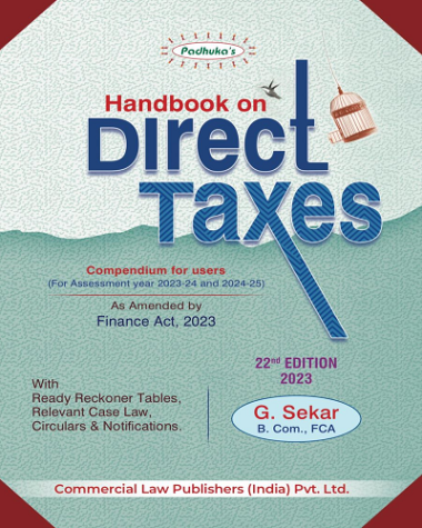 Handbook on Direct Taxes