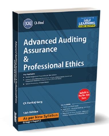 Advanced Auditing Assurance & Professional Ethics | Study Material - May & Nov 24