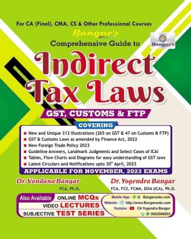 Comprehensive Guide to 'Indirect Tax Laws' - Nov 23